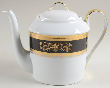 Orsay Black Teapot & Lid