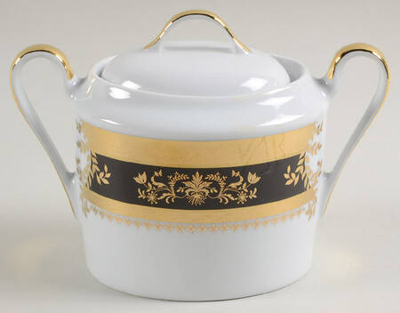 Orsay Black Sugar Bowl & Lid