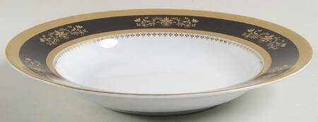 Orsay Black Rim Soup Bowl