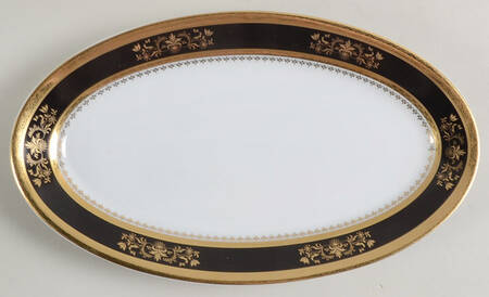 Orsay Black Relish/Gravy Underplate