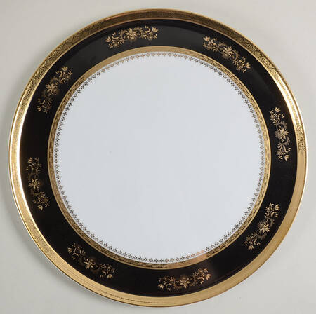 Orsay Black Cake Plate