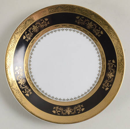 Orsay Black Bread & Butter Plate