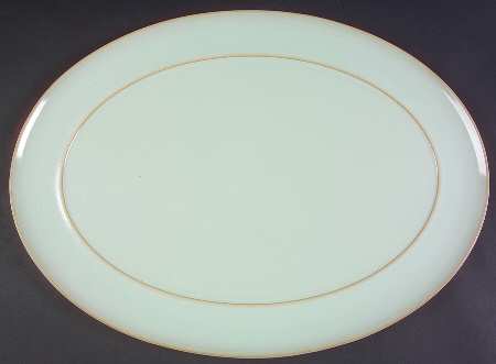 Pure Green 14" Oval Serving Platter