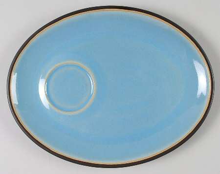Sienna Oval Buffet Saucer w/Well