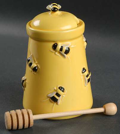 Buzz Honey Pot & Lid