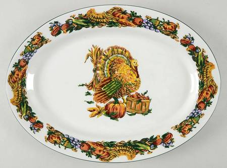 DOE7 14" Oval Serving Platter