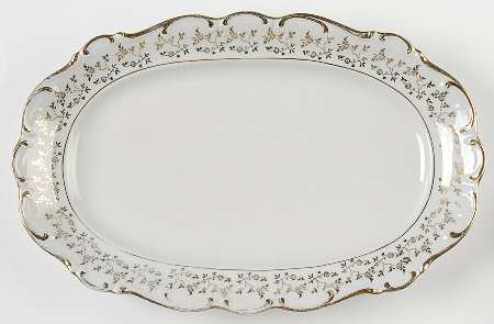 DRE104 14" Oval Serving Platter