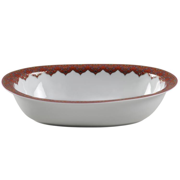 Dhara 10" Oval Vegetable Bowl