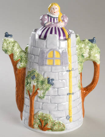 Storybook Village Figural Teapot & Lid