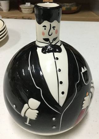 Maitre D Oil Jar No Drizzle Spout
