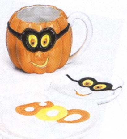 Halloween Snack Plate & Cup Set