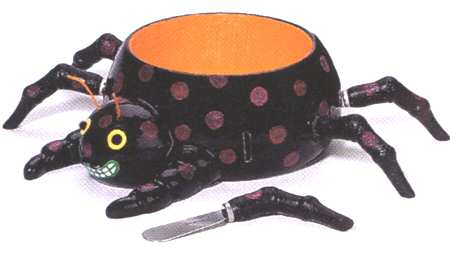 Halloween Figural Dip Bowl & Spreader Set