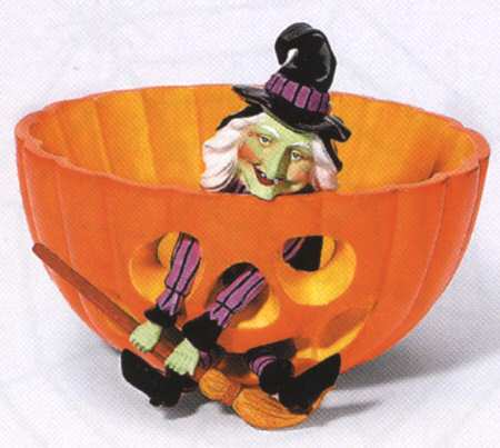 Halloween Figural Open Candy Dish