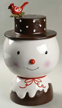 Hot Cocoa Figural Fondue Pot w/Lid & Warmer Stand