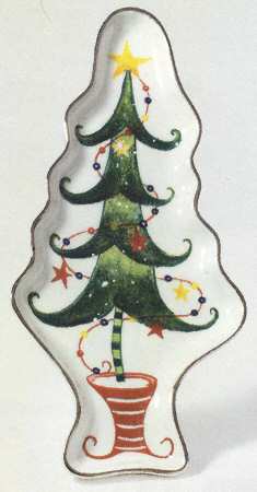 Lollysticks Tree Shaped Glassware Candy Dish