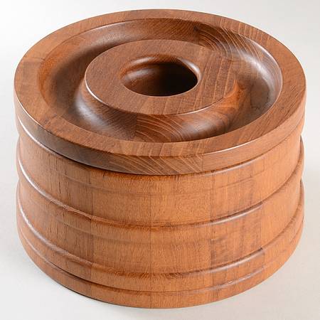 Wooden Serving Accessories Wood Ice Box & Lid