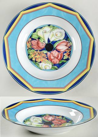 Helen's Garden Rim Soup Bowl