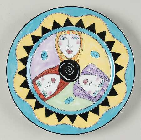 Girl Talk Salad Plate