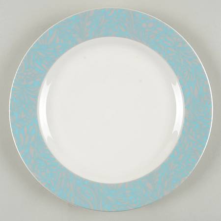 Lucille Teal Salad Plate