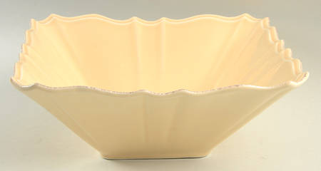 Nouveau Empire Butter 10" Square Serving Bowl