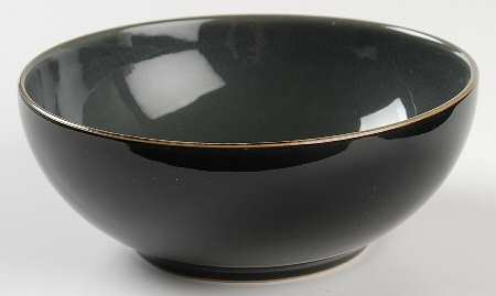 Duets Gray and Black Soup/Cereal Bowl
