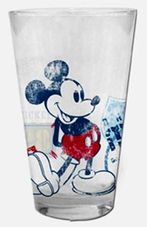 1928 Vintage Americana Glassware Flat Tumbler