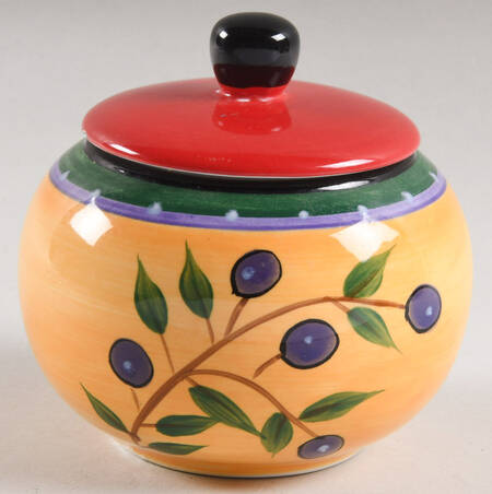 Italian Garden Sugar Bowl & Lid