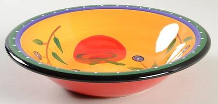 Italian Garden 8" Individual Pasta Bowl