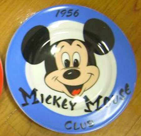 Mickey Mouse Club Salad Plate