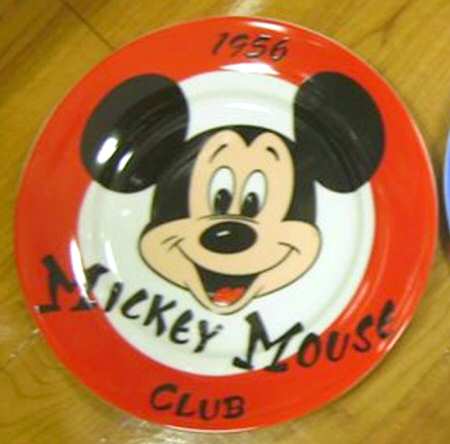 Mickey Mouse Club Salad Plate