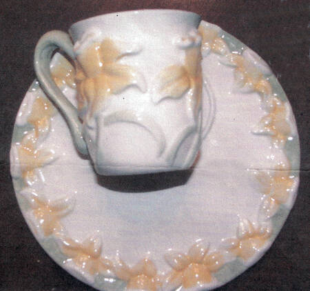 Daffodil Snack Plate & Cup Set