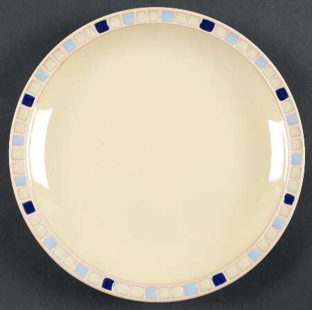 Compass Blue Salad Plate