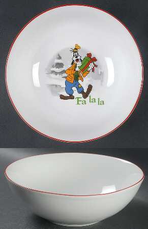 Mickey's Vintage Holiday Soup/Cereal Bowl
