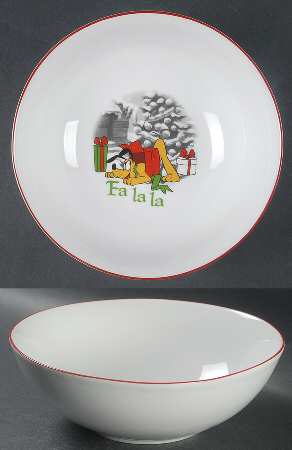 Mickey's Vintage Holiday Soup/Cereal Bowl