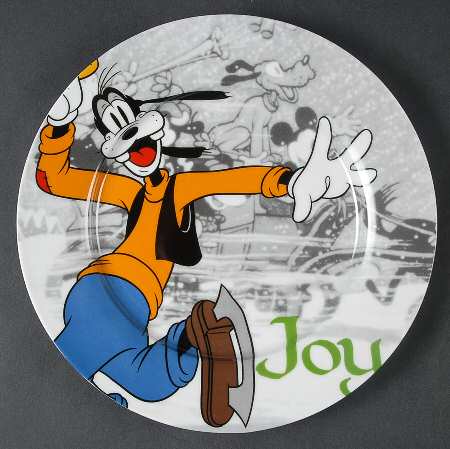 Mickey's Vintage Holiday Salad Plate