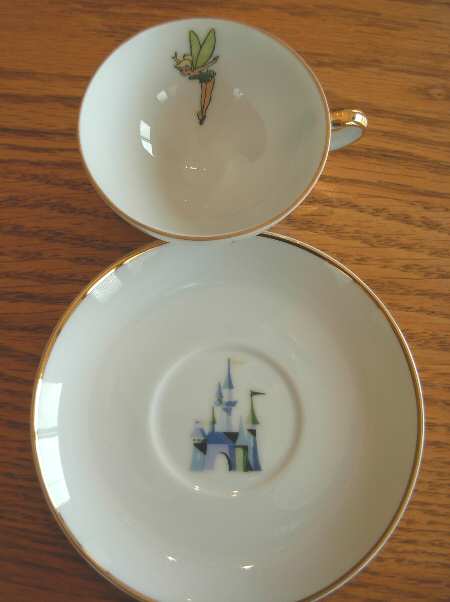 Disneyland Footed Cup & Saucer Set