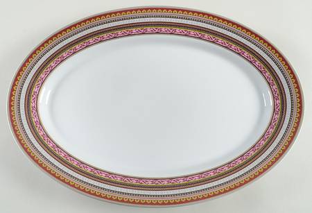 Ispahan 15" Oval Serving Platter