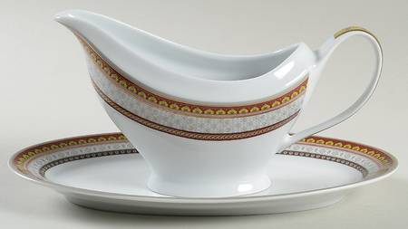 Ispahan Gravy Boat & Underplate/Relish