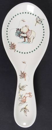 Winnie the Pooh (Leaf&Animal Rim) Spoon Rest/Holder (Holds 1 Spoon)