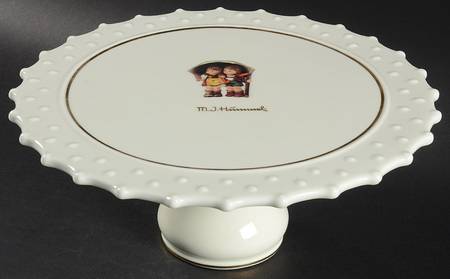Hummel Collection 12" Diameter Pedestal Cake Stand