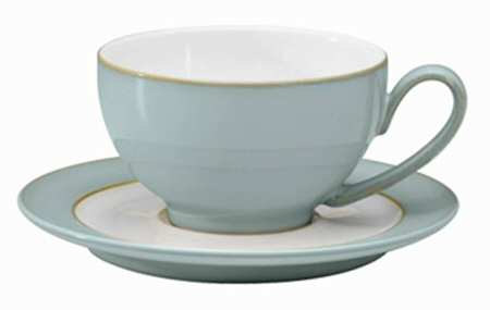 Natural Blue Footed Cup & Saucer Set