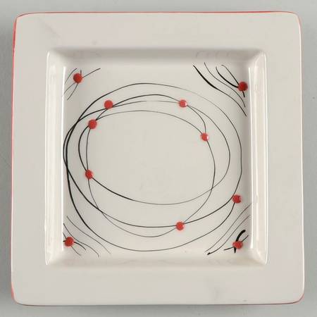 Orbit Square Appetizer Plate