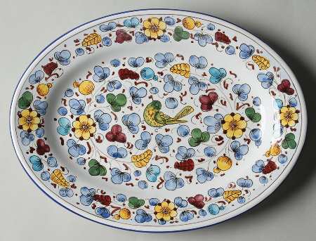 Arabesco Classico 11" Oval Serving Platter