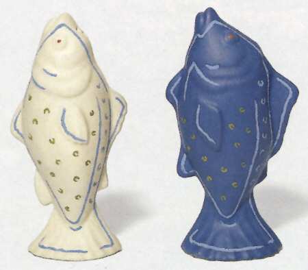 Blue Fin Bay Figural Salt & Pepper Set