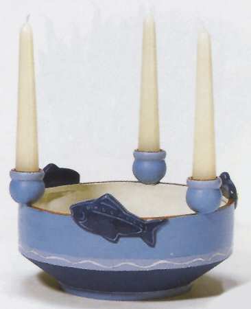 Blue Fin Bay Candle Bowl