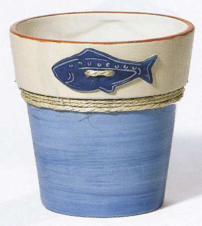 Blue Fin Bay 6" Jardiniere