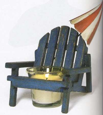 Blue Fin Bay Figural Votive Candleholder
