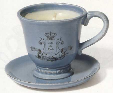 Cafe de Paris 2 Pc Candle Cup & Saucer