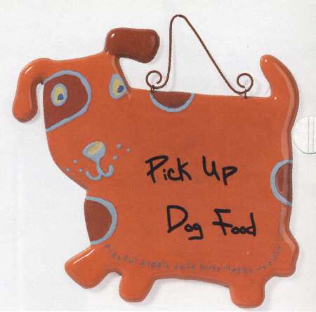 Petclub Dog Shape Sign