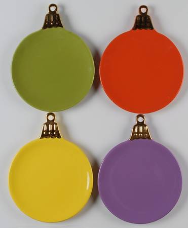 Joy To the World Appetizer Plate - Set of 4 Motifs
